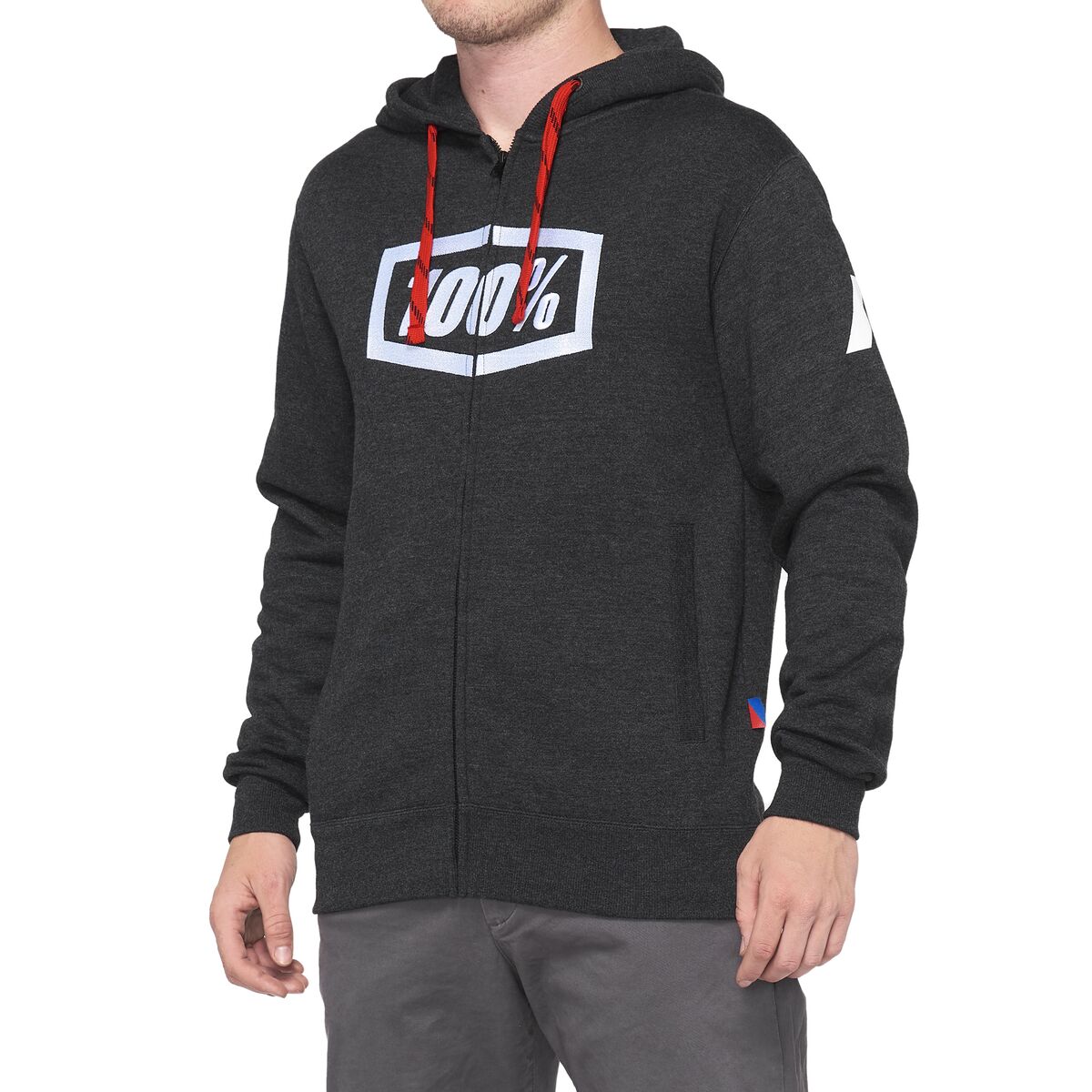 Hoodie syndicate zip fliis bl